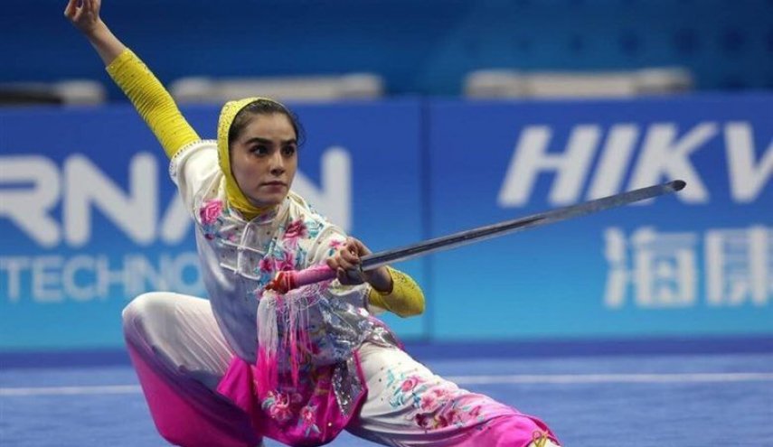لاعبة ايرانية تفوز ببطولة العالم للووشو