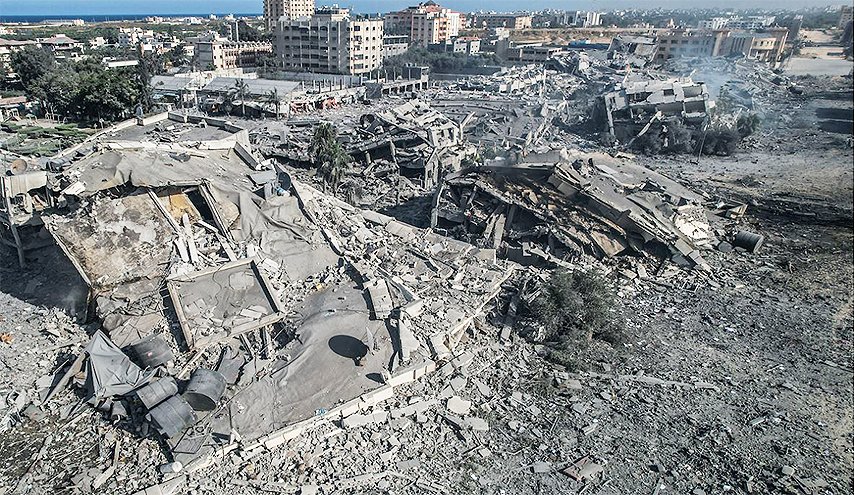 هكذا مسح الكيان المحتل أحياء غزة من الخريطة