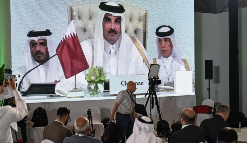 أمير قطر يطرح سؤالا مهما أمام المشاركين بقمة الدوحة..هذأ أبرز محاور كلمته    