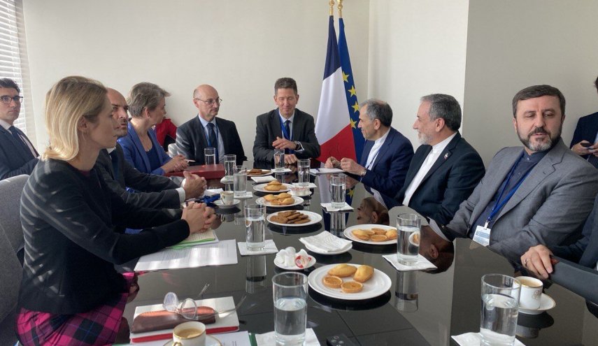 دیدار وزرای خارجه تروئیکای اروپایی و مسئول سیاست خارجی اتحادیه اروپا با عراقچی