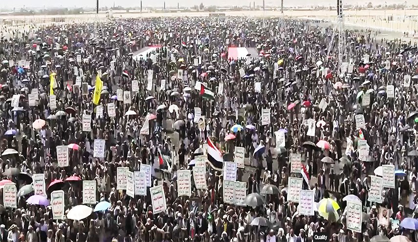 أحرار صعدة يحتشدون في 40 ساحة ويجددون العهد بنصرة غزة 