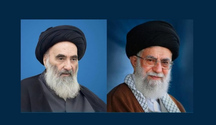 قائد الثورة يعزي آية الله السيستاني برحيل عقيلته المكرمة