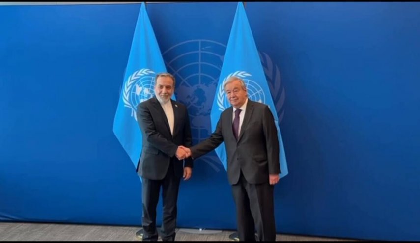 عراقچی با دبیرکل سازمان ملل دیدار و گفت وگو کرد