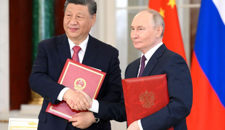 پوتین: همکاری روسیه و چین در راستای نظم جهانی چندقطبی است