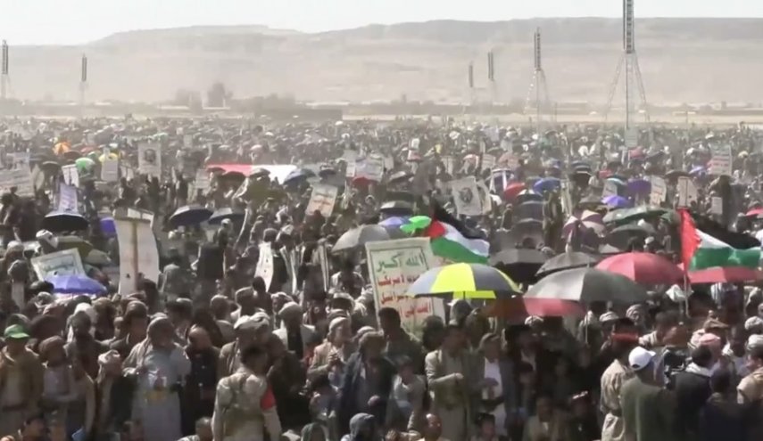 مسيرات حاشدة في صعدة نصرة لغزة ورفضا للمؤامرة الصهيوامريكية