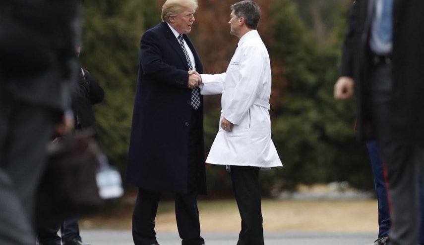 معاینه پزشکی غیرمنتظره ترامپ