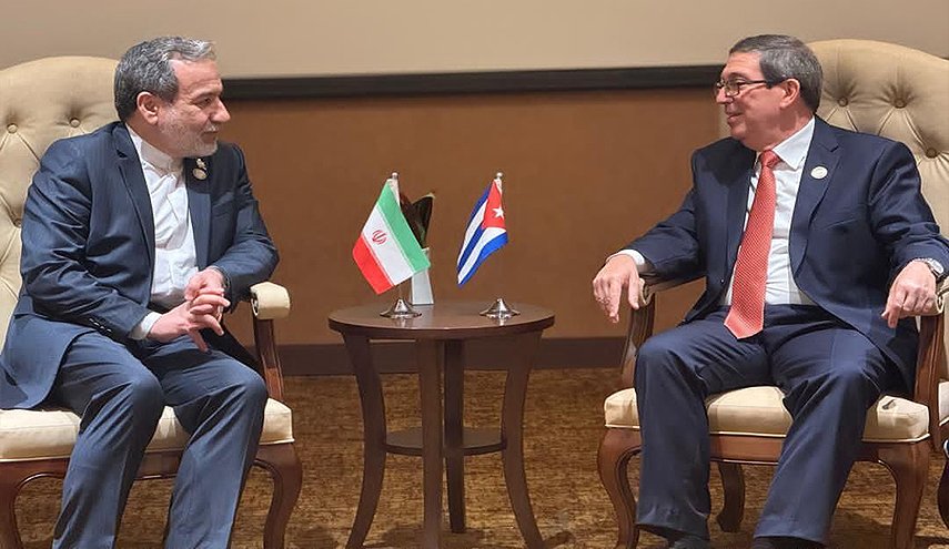 وزيرا خارجية إيران وكوبا يحذران من عواقب إجراءات أميركا بالبحر الكاريبي