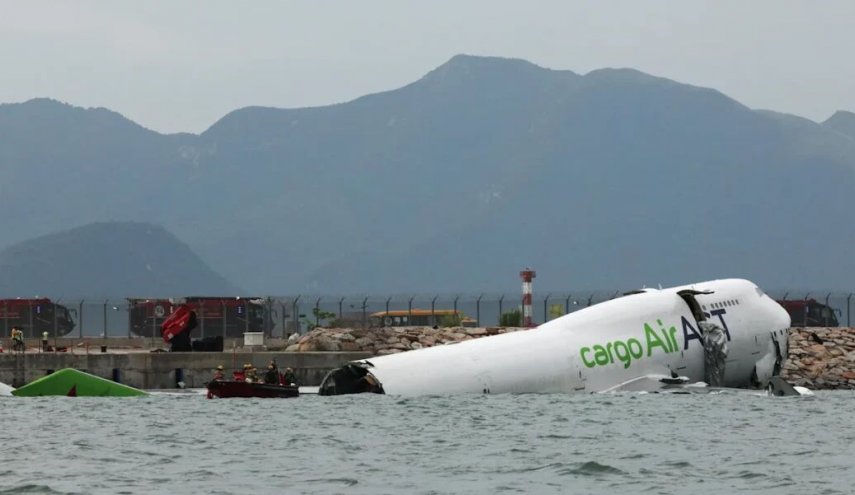 ۲ کشته در سانحه هواپیما در فرودگاه هنگ کنگ