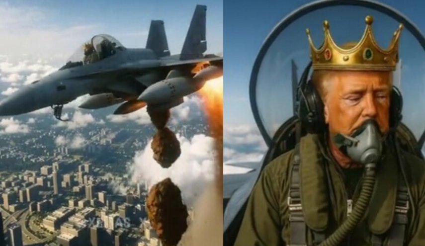 ترامب يتباهى بالقائه القذارة على الشعب الامريكي