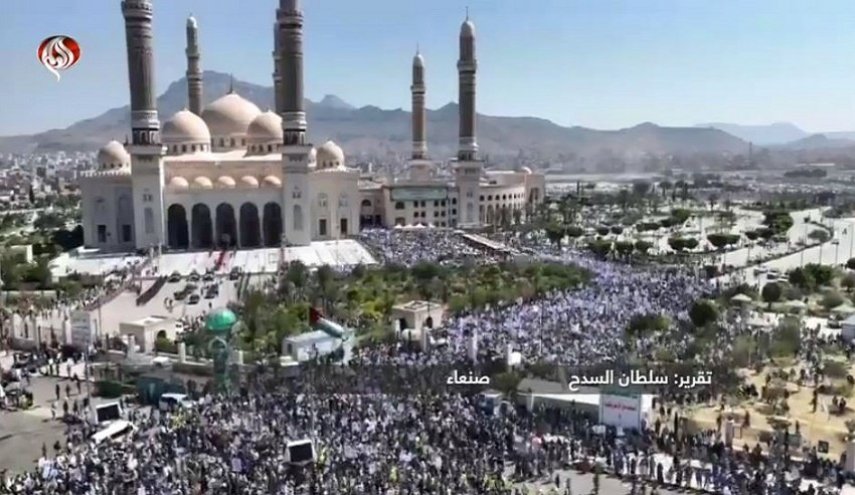 گزارش العالم از تشییع باشکوه رئیس ستاد کل نیروهای مسلح یمن + فیلم