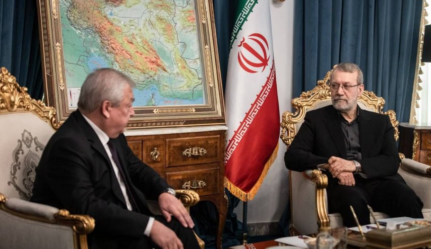 لافرونتيف يلتقي لاريجاني بطهران