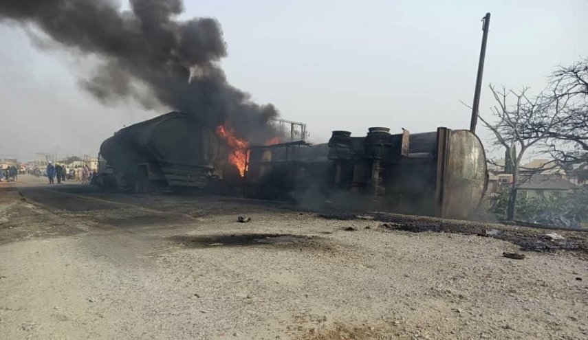  انفجار تانکر سوخت در نیجریه جان ۲۹ نفر را گرفت
