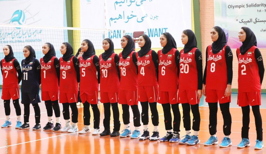حضور تاریخی دختران والیبالیست ایران در فینال بازیهای آسیایی بحرین  
