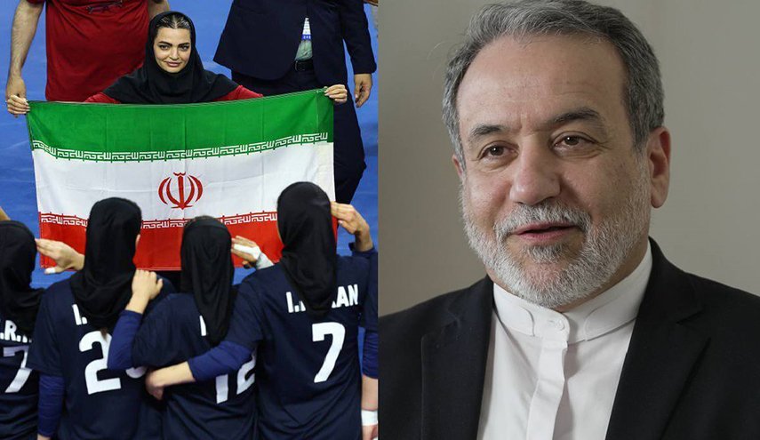 عراقجي يهنىء فتيات المنتخب الوطني لكرة اليد على إنجازهن التاريخي