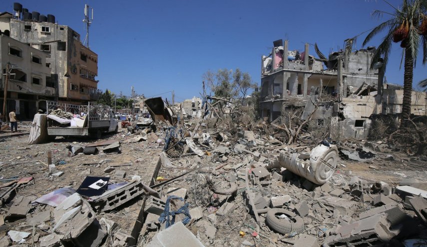 قوات الاحتلال الاسرائيلي تنسف مباني شرقي خان يونس