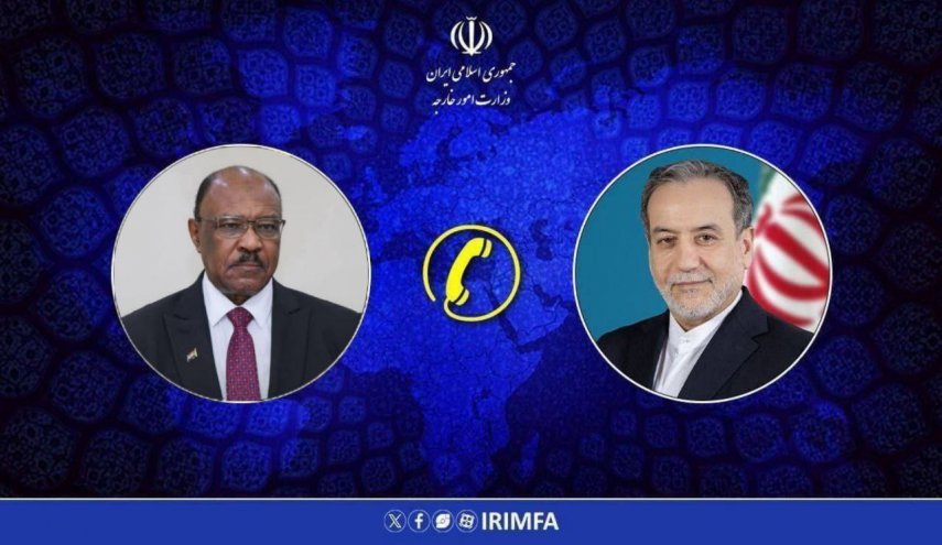 تماس تلفنی وزیر امور خارجه جمهوری اسلامی ایران با وزیر امور خارجه سودان