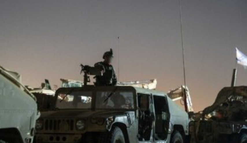 ورود دوباره صهیونیست ها با ادوات نظامی به خاک سوریه 