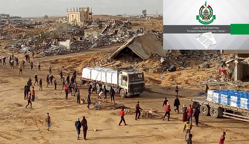 حماس تستنكر الإداعات الأميركية بشأن نهب الحركة شاحنة مساعدات 