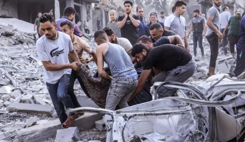 پیکر هزاران شهید فلسطینی همچنان زیر آوارهاست