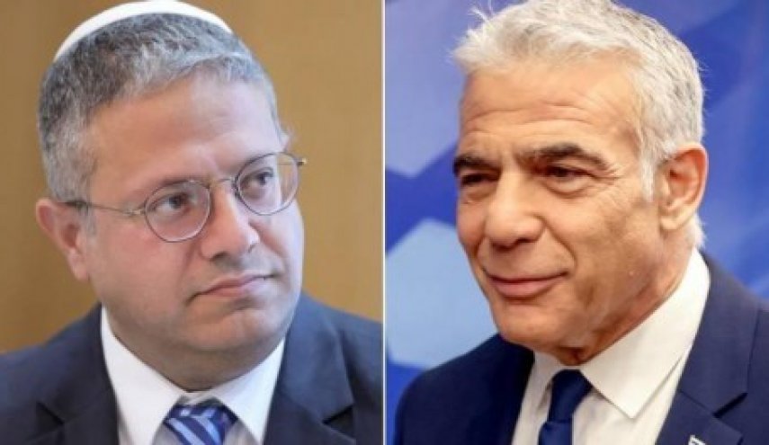 لاپید: بن گویر مصیبتی ملی برای اسرائیل است 