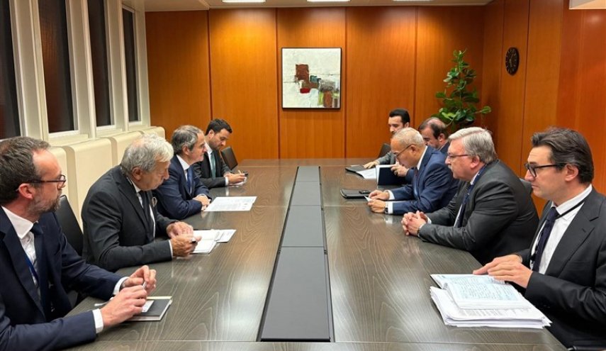 دیدار نمایندگان ایران، روسیه و چین با گروسی در وین