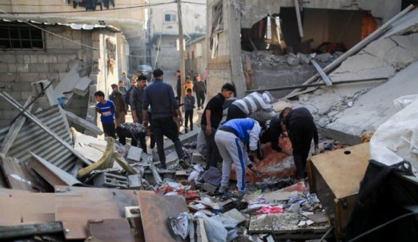 پیکر ۵۱ شهید فلسطینی در غزه پیدا شد