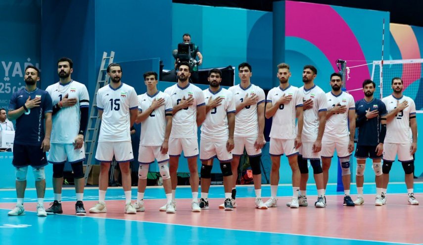 المنتخب الوطني الايراني للكرة الطائرة يحرز البطولة