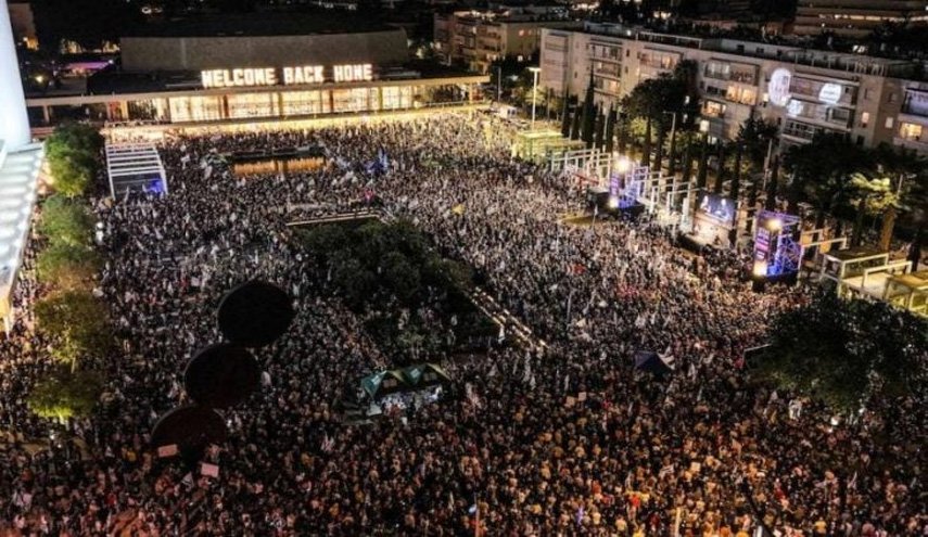 مظاهرات ضخمة بتل أبيب تطالب بلجنة تحقيق رسمية بأحداث 7 أكتوبر