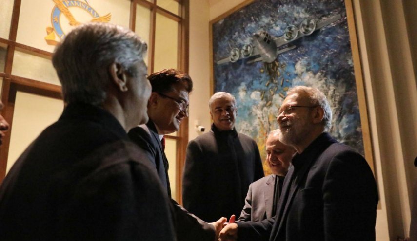 لاریجانی وارد پایتخت پاکستان شد