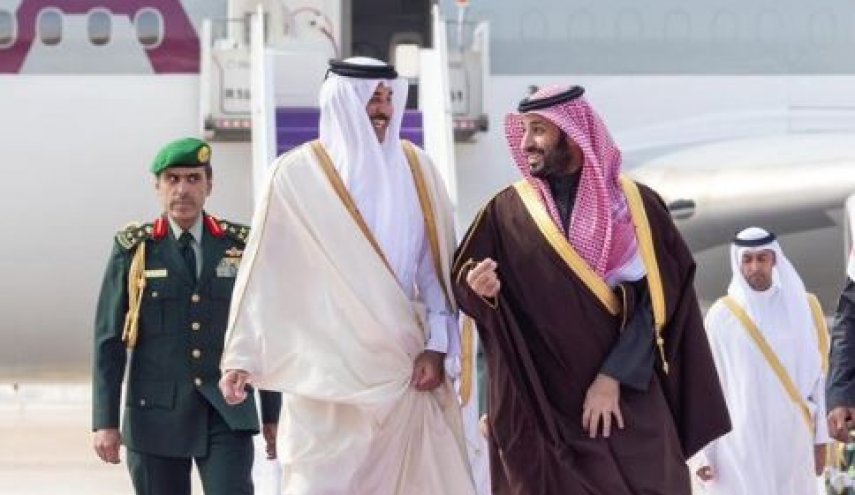 امیر قطر به عربستان رفت