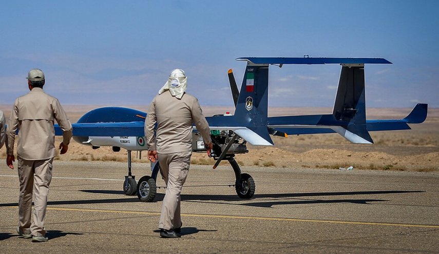 الجيش الإيراني يكشف قدرات طائراته المسيرة لمراقبة الحدود