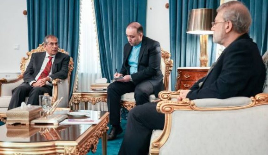 دیدار لاریجانی و معاون مشاور امنیت ملی هند