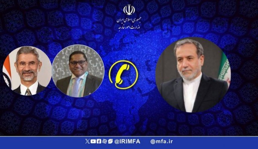 رایزنی عراقچی با وزیران امور خارجه هند و سریلانکا