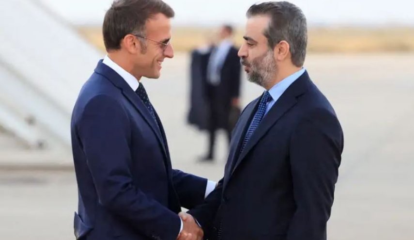 ماکرون وارد دمشق شد