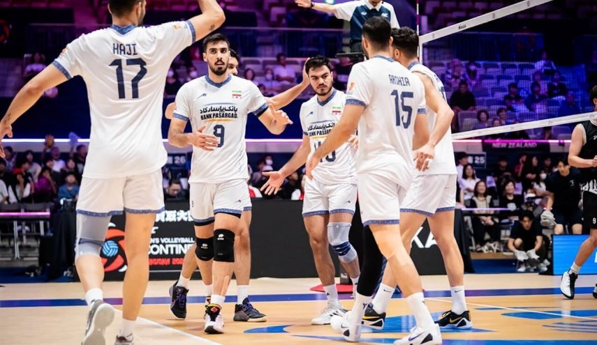 المنتخب الايراني للكرة الطائرة يفوز على نظيره النيوزيلندي