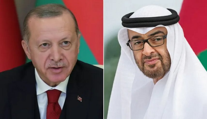 گفت‌ وگوی بن‌زاید و اردوغان درباره تحولات منطقه‌