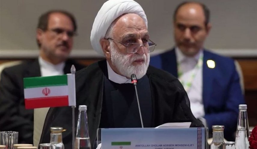 رئيس القضاء الإيراني مخاطبا دول
