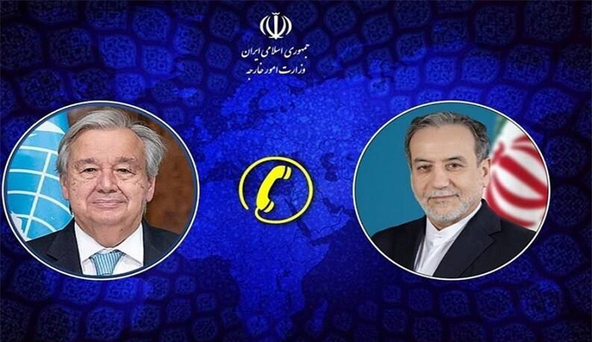 بعد وصوله نيويورك.. عراقجي يتباحث هاتفيا مع الأمين العام للأمم المتحدة
