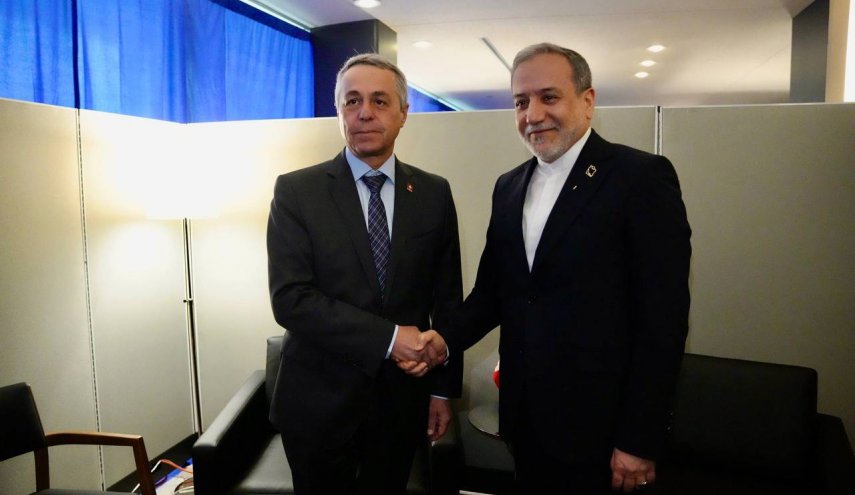 دیدار عراقچی با وزیر امور خارجه سوئیس در نیویورک
