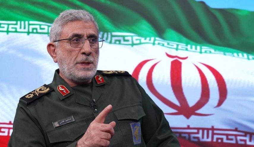 العميد قاآني: أميركا طُرِدت من العراق ومنيت بهزيمة مذلة امام ايران