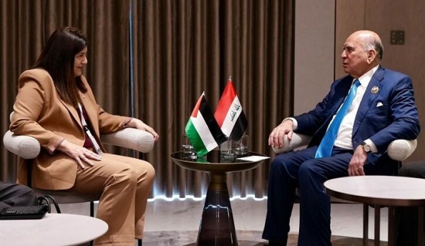 تأکید وزیر خارجه عراق بر حمایت ثابت بغداد از آرمان فلسطین