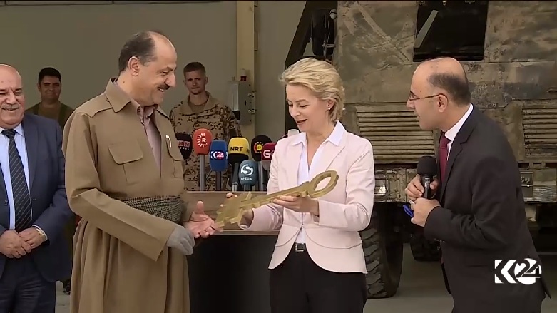 دیدار وزیر دفاع فرانسه با معاون وزیر پیشمرگه