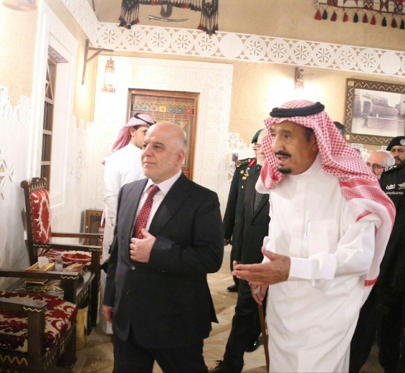العبادی با پادشاه عربستان دیدار کرد+تصاویر