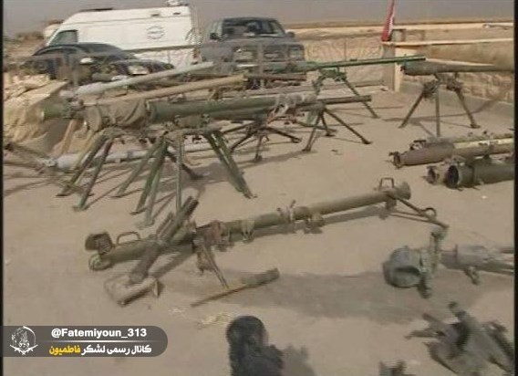  تسلیحاتی که ارتش و همپیمانانش از گروه تروریستی داعش به غنیمت گرفته بودند