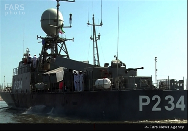 ناو موشک انداز ایرانی «سپر» به نیروی دریایی ارتش ملحق شد