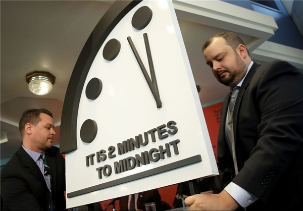 ساعت هشدار درباره جنگ اتمی موسوم به «ساعت روزقیامت»