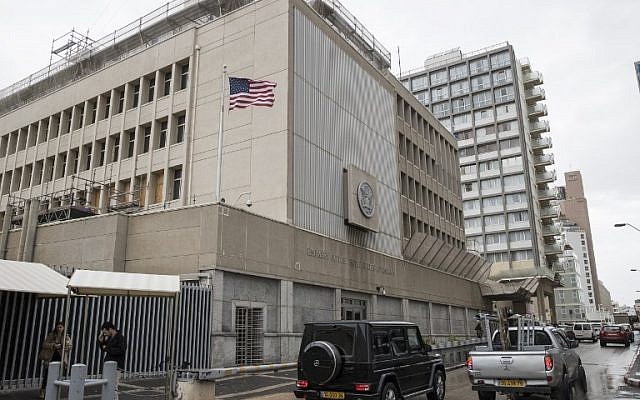 السفارة الأمريكية في تل أبيب