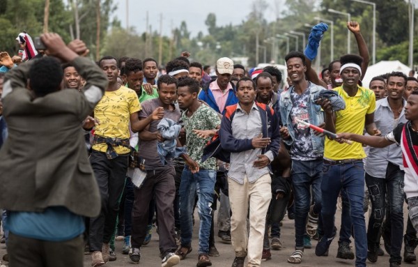 الإحتجاجات في إثيوبيا