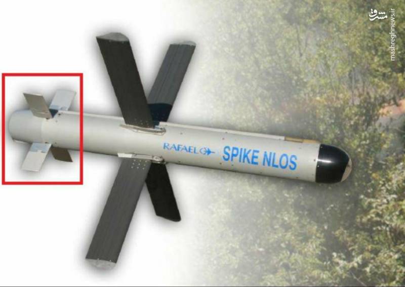 موشک اسپایک که در حمله اخیر اسراییل به سوریه مورد استفاده قرار گرفت