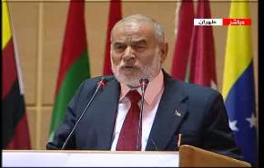 كلمة النائب الأول لرئيس المجلس التشريعي الفلسطيني الدكتور أحمد بحر بمؤتمر فلسطين